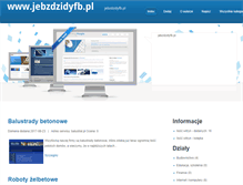 Tablet Screenshot of jebzdzidyfb.pl